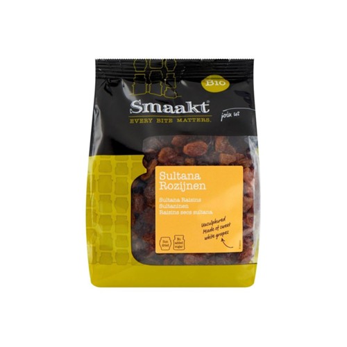 Smaakt Rozijnen Sultanas zak 250 gr