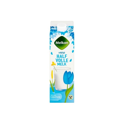 Melkan melk halfvol 1 liter