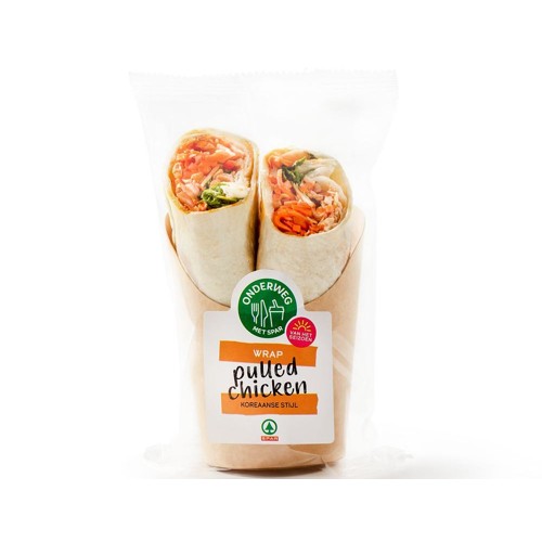 SPAR wrap pulled chicken