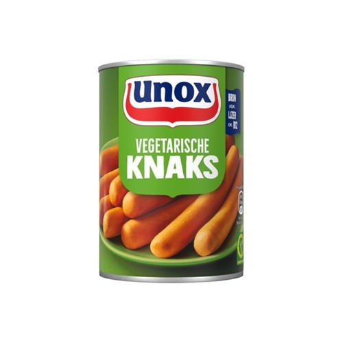 Unox vegetarisch knaks ca 10 stuks 400 gram
