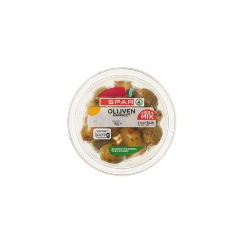 SPAR olijven mammoet 130 gram