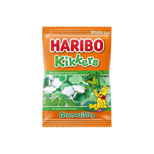 Haribo kikkers zak 250 gram
