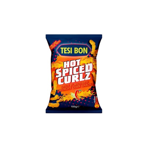 Tesi Bon Hot Spiced Curlz 100 gram