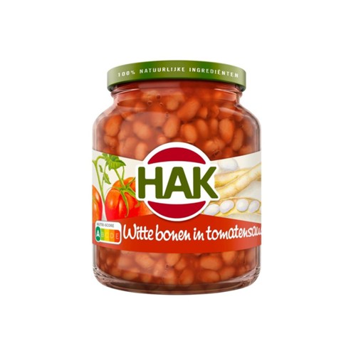 Hak witte bonen in tomatensaus 360 gram