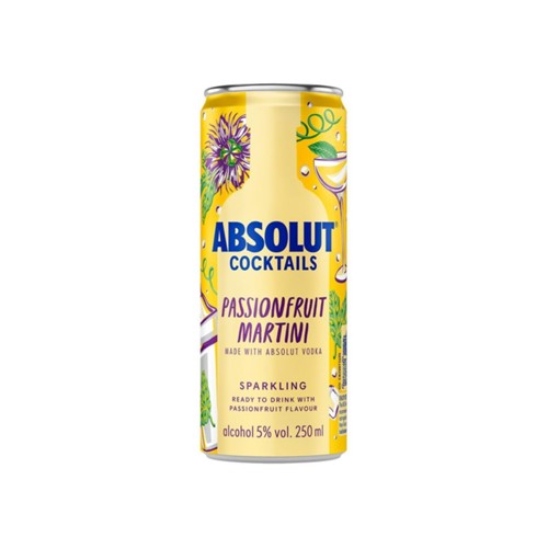 Absolut Cocktails SPARkling Passionfruit Martini 250 ml