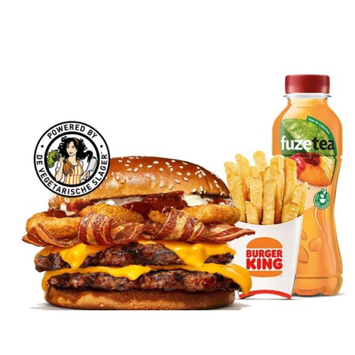 Veggie Texas Bacon Lover Double Menu