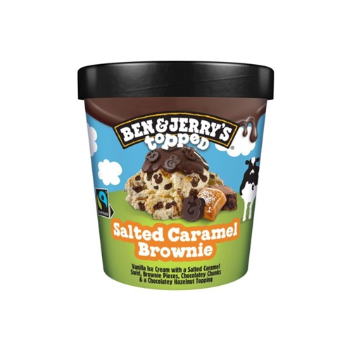 Ben & Jerry's Topped Salted Caramel Brownie 465ml