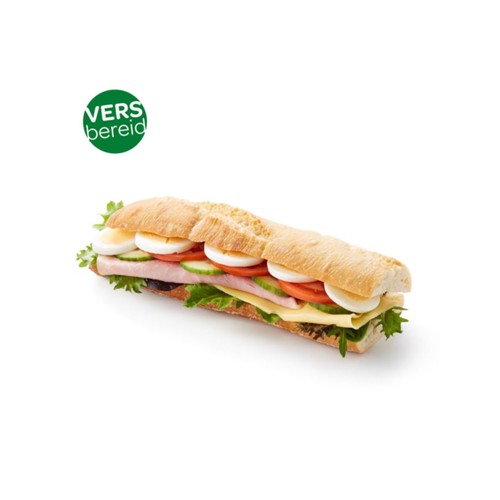 Broodje gezond ham wit