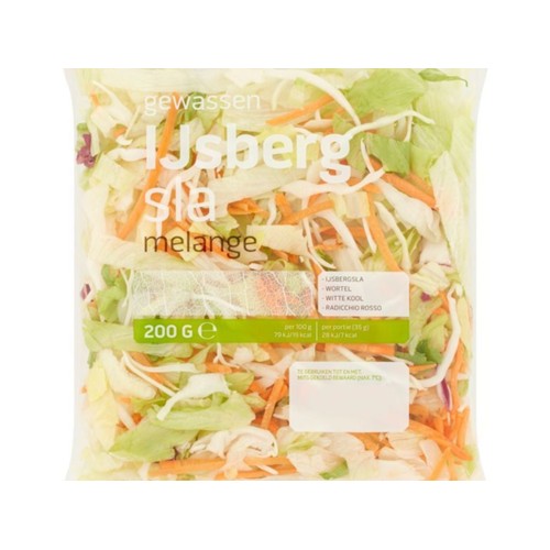 Ijsbergsla melange 200 gram