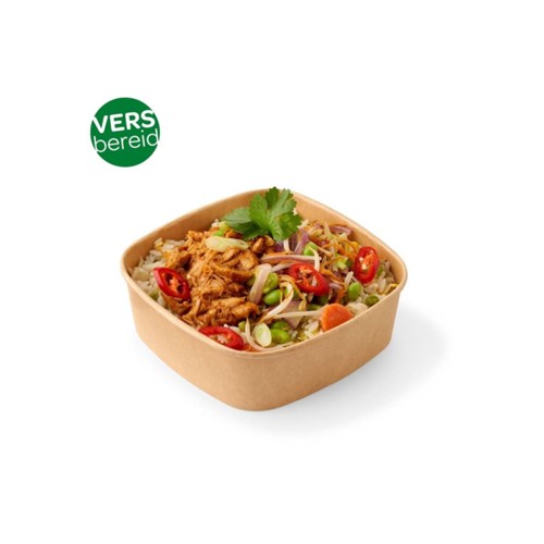 Indische spicy pulled chicken