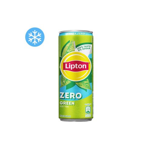 Lipton ice tea green zero blik 250 ml