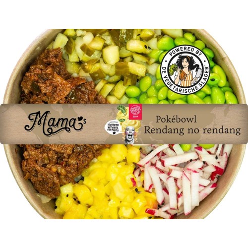 Mama's pokébowl no rendang Bakje 430 Gram