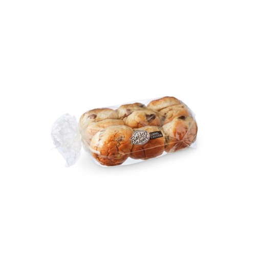 BakkersHart mini rozijnen krentenbollen 9 stuks zak 360 gram