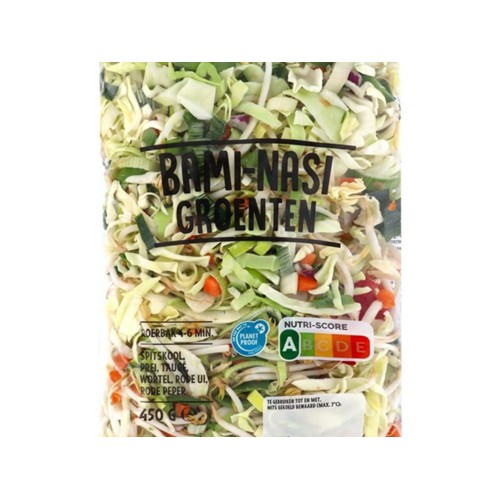 bami nasi groenten Zak 450 Gram