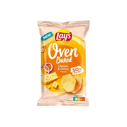 Lay's oven baked cheese & onion zak 150 gr