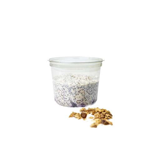 Bloemcool overnight oats met blauwe bessen 225 gram