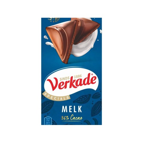 Verkade chocoladereep melk 90 gram