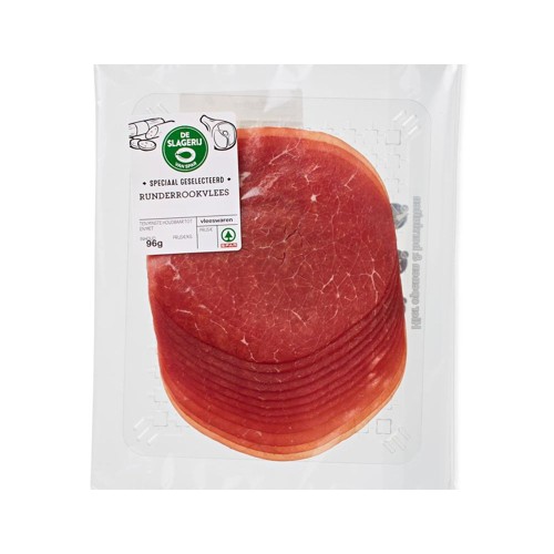 Spar runder rookvlees Tray 100 gram