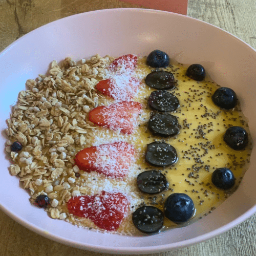 Tropical mango bowl