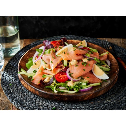 Gerookte zalm salade