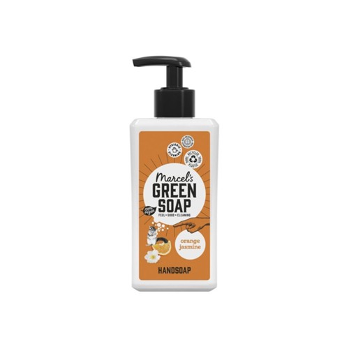 Marcel's Green Soap handzeep sinaasappel jasmijn fles 250 ml