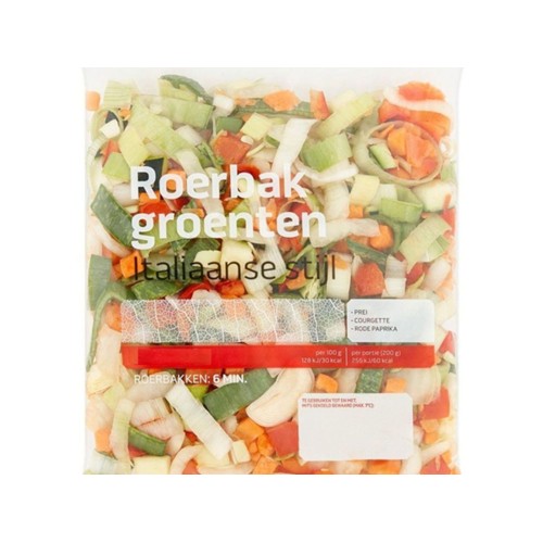 Italiaanse roerbakgroenten 250 gram