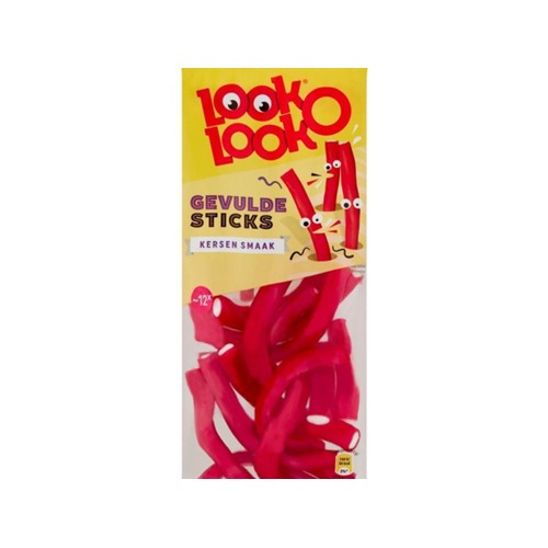 Look-O-Look kersen gevulde sticks 115 gr