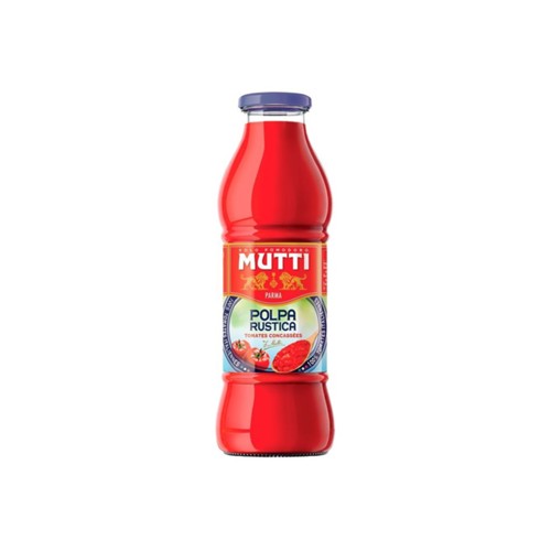 Mutti tomaten pulp rustica fles 690 gr