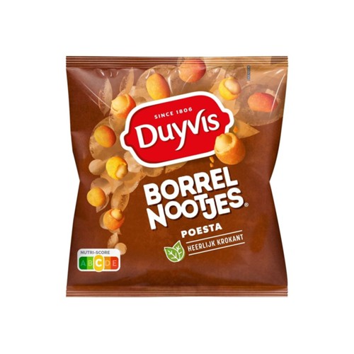 Duyvis borrelnootjes poesta zak 275 gram