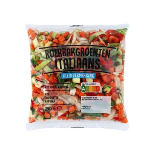 Italiaanse roerbakgroenten 250 gram