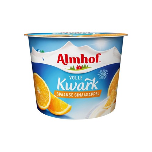 Almhof kwark Spaanse sinaasappel 500 gram