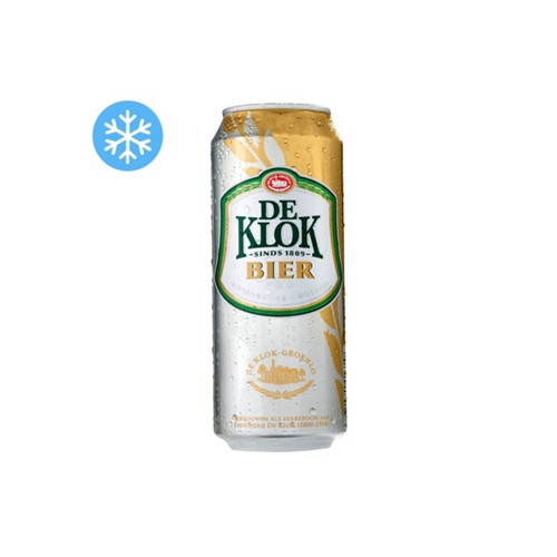 De Klok pilsener blik 500 ml