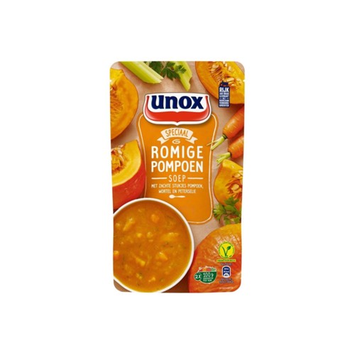 Unox pompoensoep soep in zak zak 570 ml