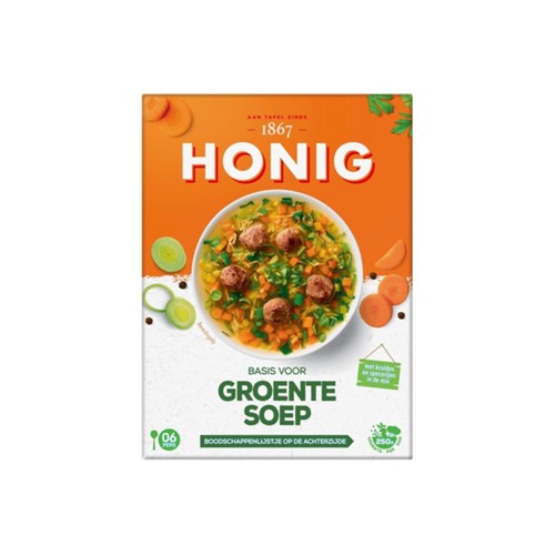 Honig groentesoep basis doos 50 gr