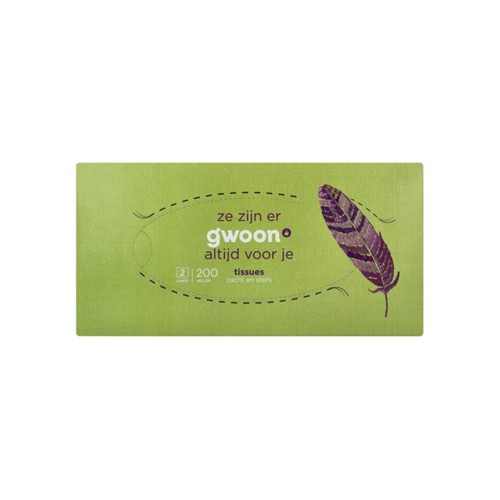 g'woon tissues 2-laags 1 stuk