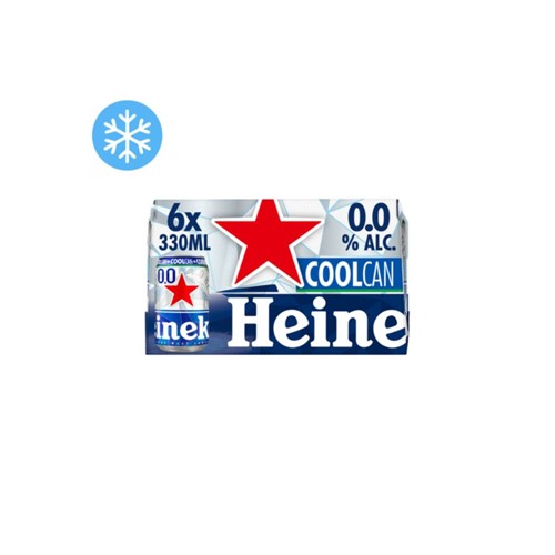 Heineken 0.0 bl 6x330 ml  cool