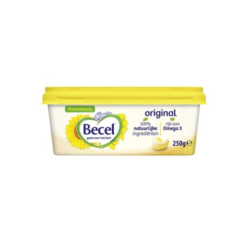 Becel margarine original kuipje 250 gr