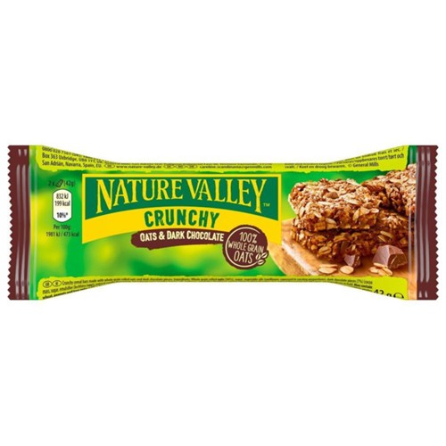 Nature Valley oasts crunchy chocolade 42 gr