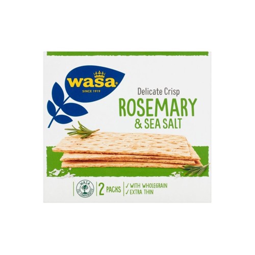 Wasa delicate thin crisp rosemary & salt