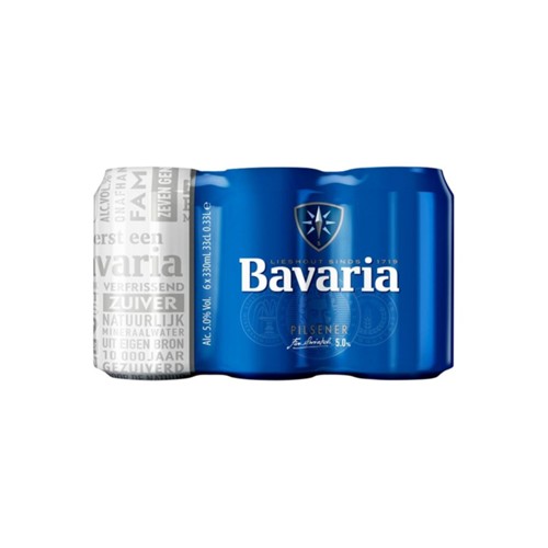 Bavaria pils blik 6x330ml