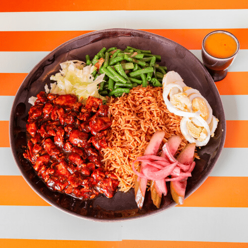 Nasi met ketjap kipfilet