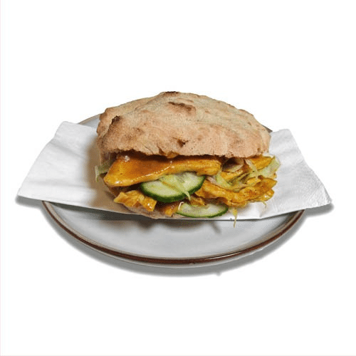 Broodje kip (halal) kerrie