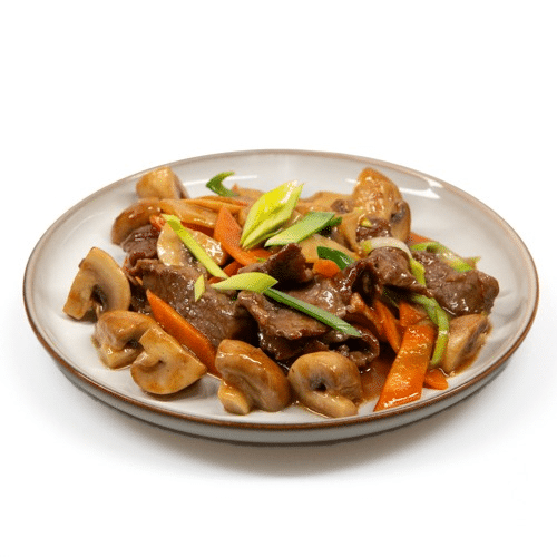 Wok ossenhaas met mix groenten