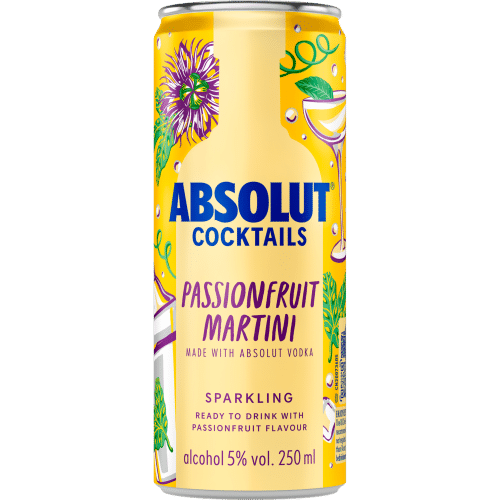 Absolut Passion fruit martini 250ml