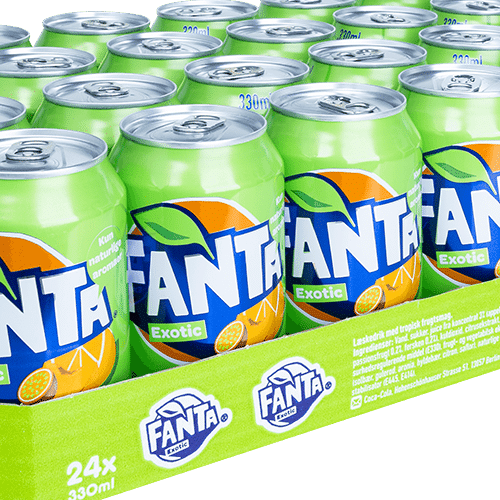 Fanta Exotic Zero tray 24x330ml