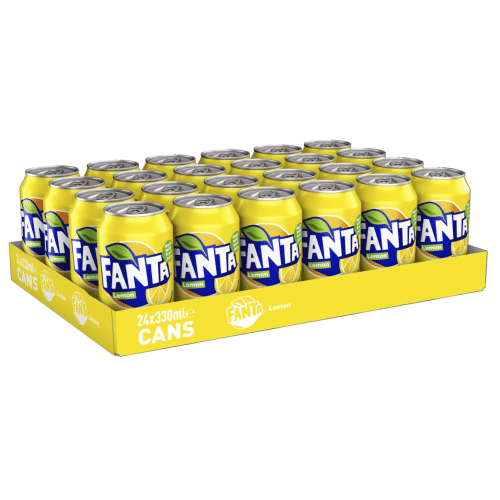 Fanta Lemon Zero tray 24x330ml