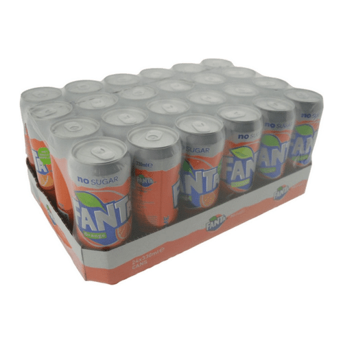 Fanta Orange Zero tray 24x330ml