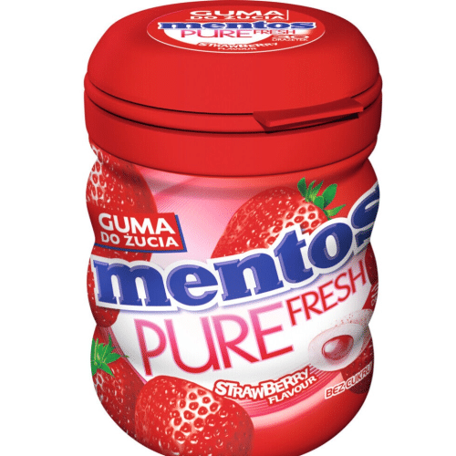 Mentos Gum Pure Fresh Aardbei