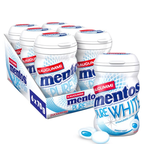 Mentos Gum White Sweet Mint