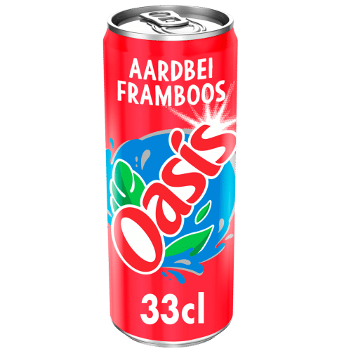 Oasis aardbei framboos 330ml